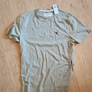 Abercrombie & Fitch Light Olive Short Sleeve Tee